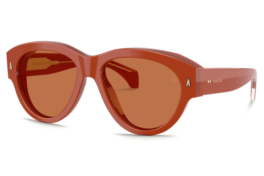 Moncler Lunettes® - Chicane (ME6016U) Sunglasses Shiny Mattone