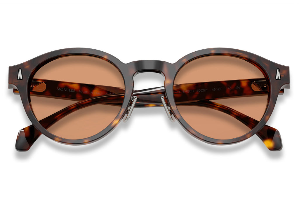 Moncler Lunettes® - Ember (ME6017D) Sunglasses Shiny Dark Havana