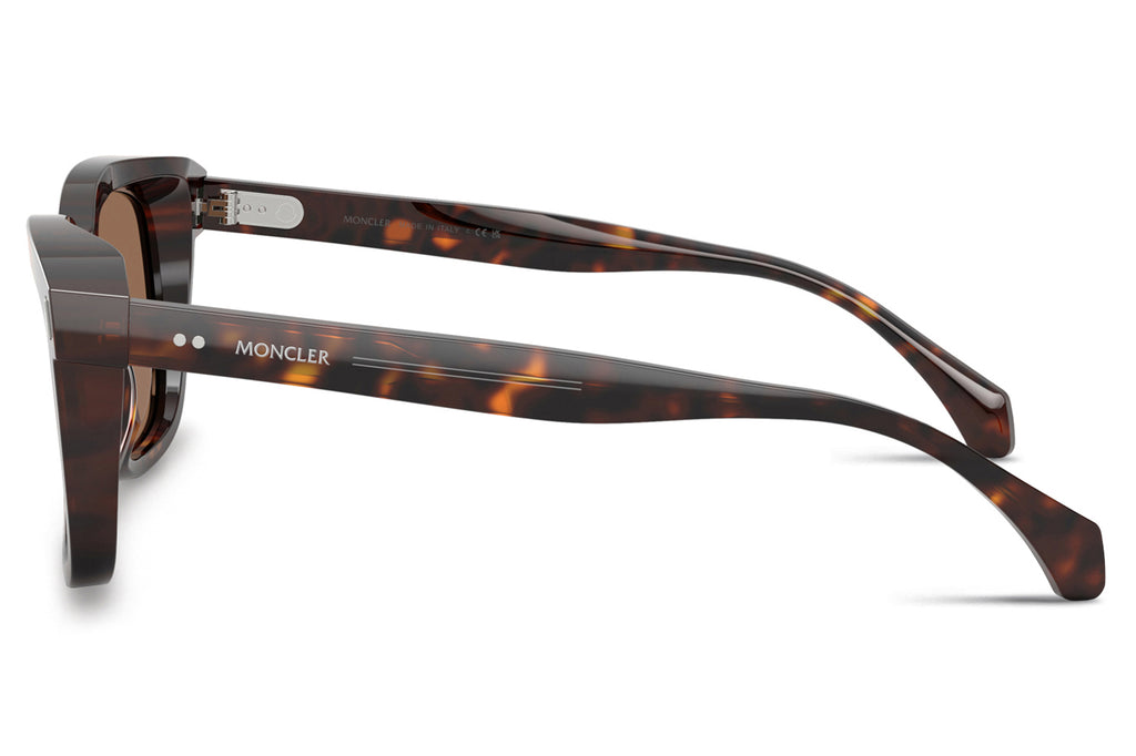 Moncler Lunettes® - Valaire (ME6018F) Sunglasses Shiny Dark Havana