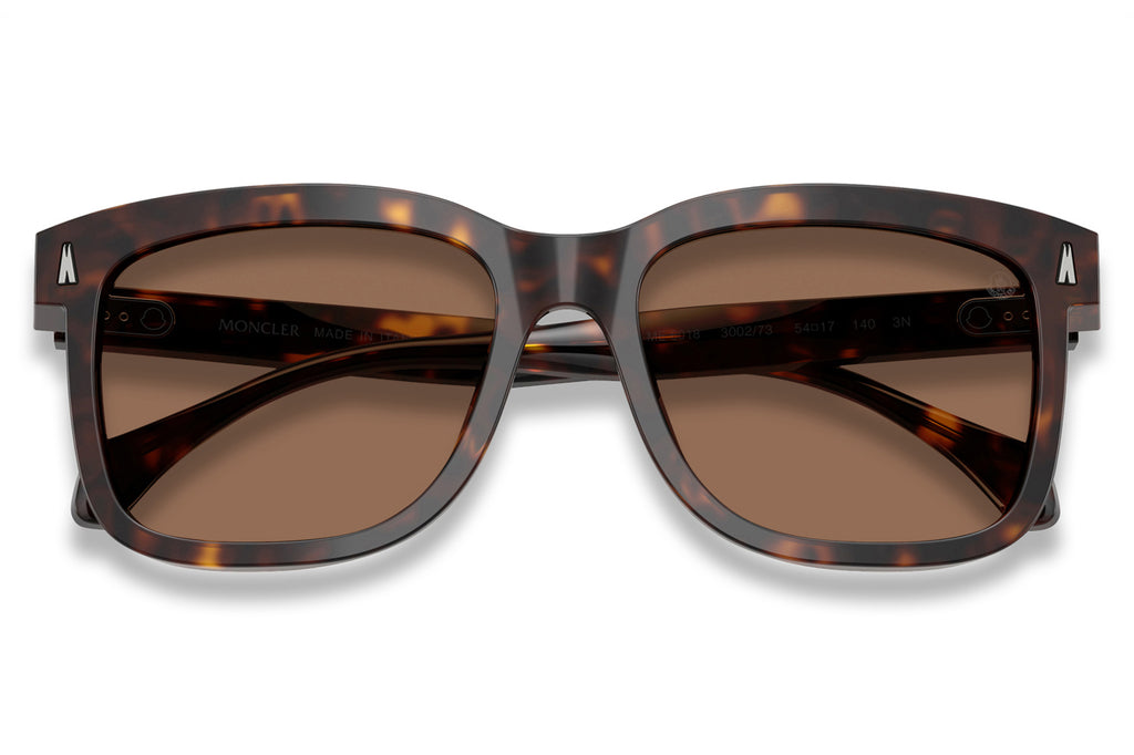 Moncler Lunettes® - Valaire (ME6018) Sunglasses Shiny Dark Havana