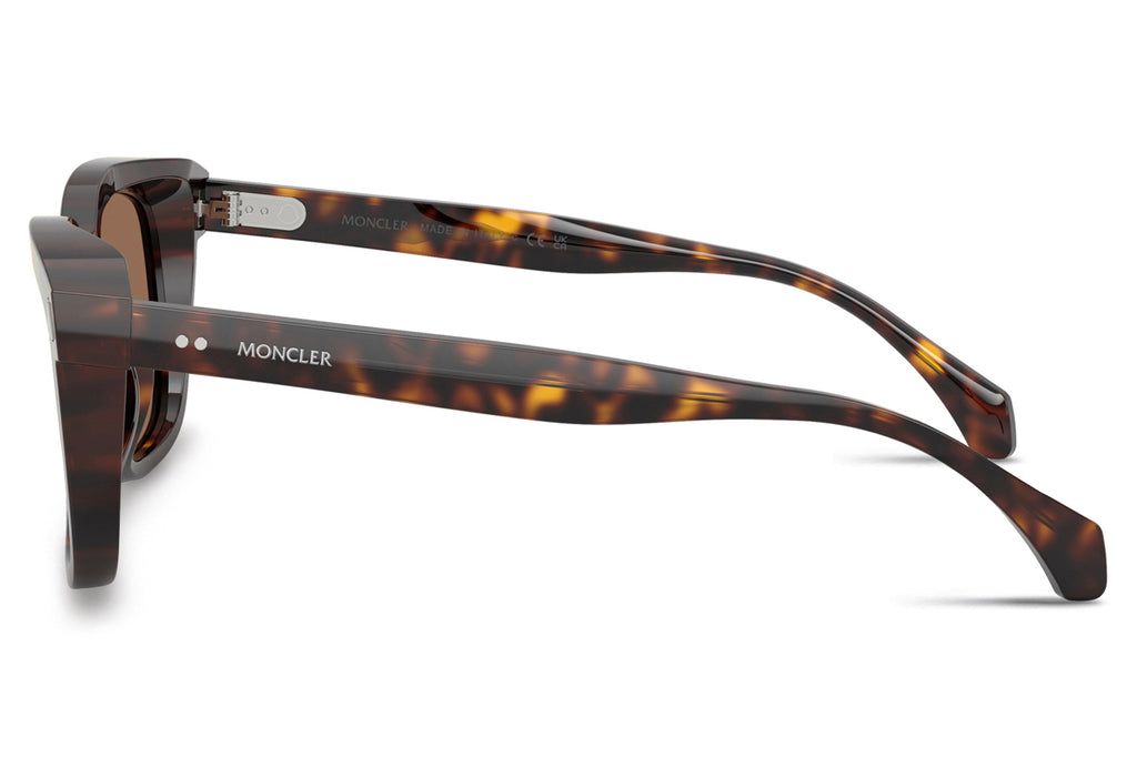 Moncler Lunettes® - Valaire (ME6018) Sunglasses Shiny Dark Havana