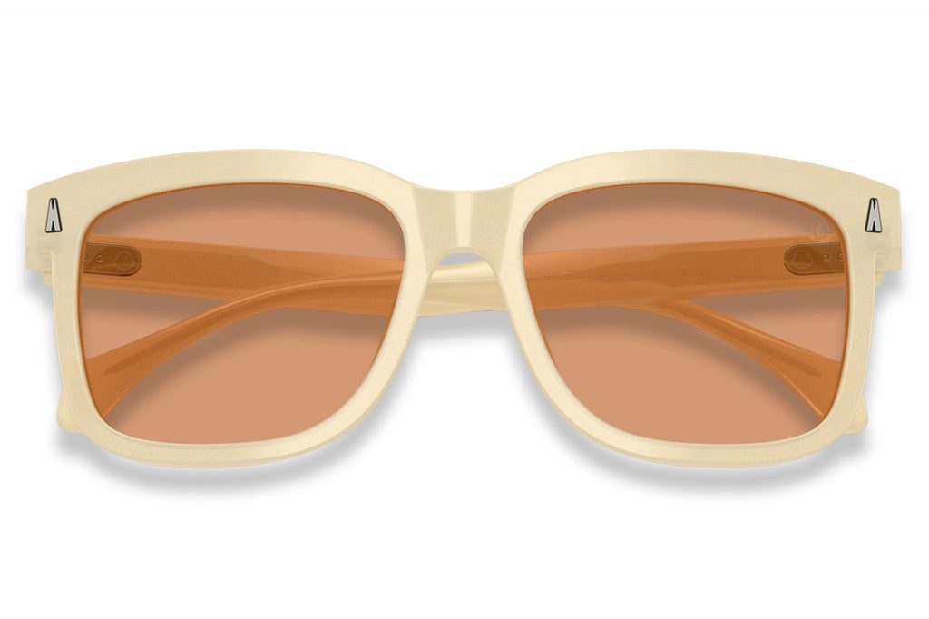 Moncler Lunettes® - Valaire (ME6018) Sunglasses Shiny Opaline Vanilla