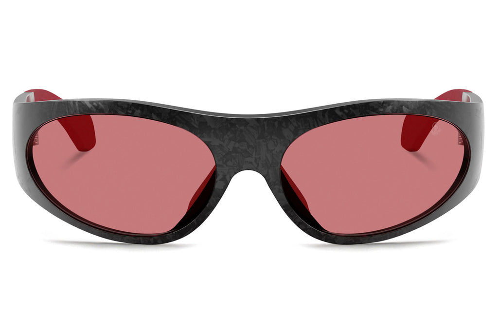 Moncler Lunettes® - Inara (ME7001) Sunglasses Semi Shiny Black Carbon