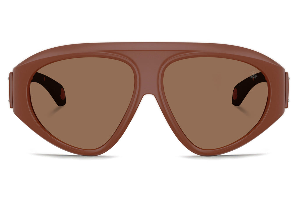 Moncler Lunettes® - Zyra (ME8014U) Sunglasses Matte Cinnamon