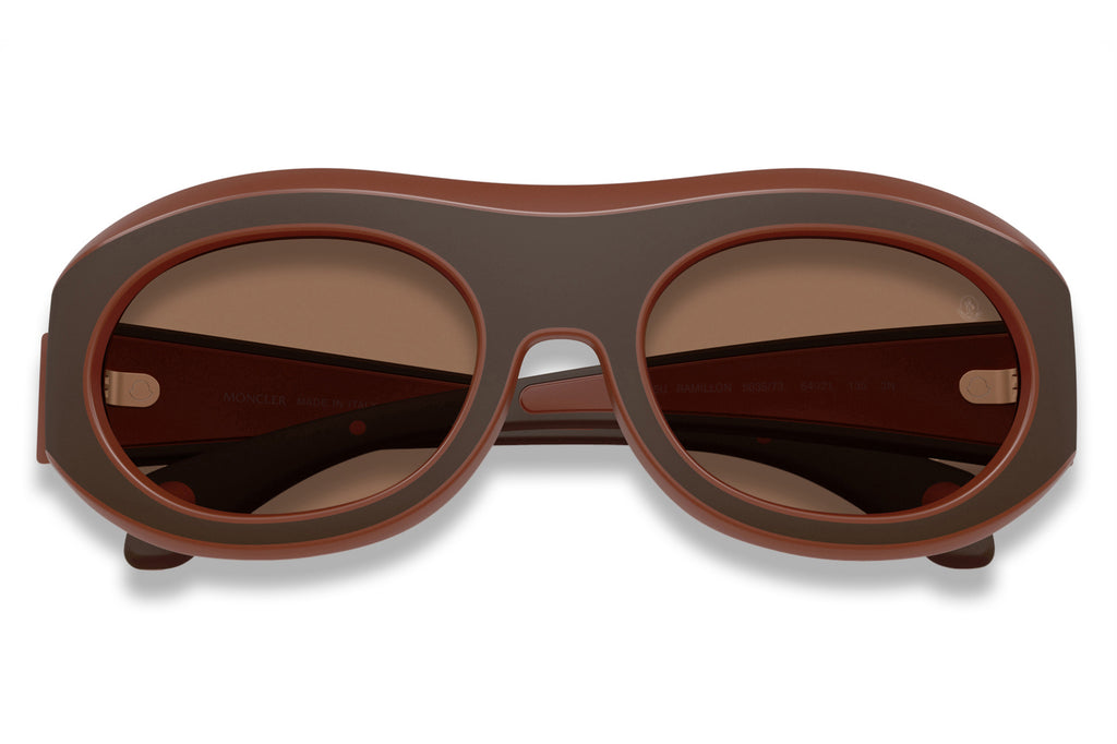 Moncler Lunettes® - Ramillon (ME8015U) Sunglasses Matte Cinnamon/Matte Coffee Black