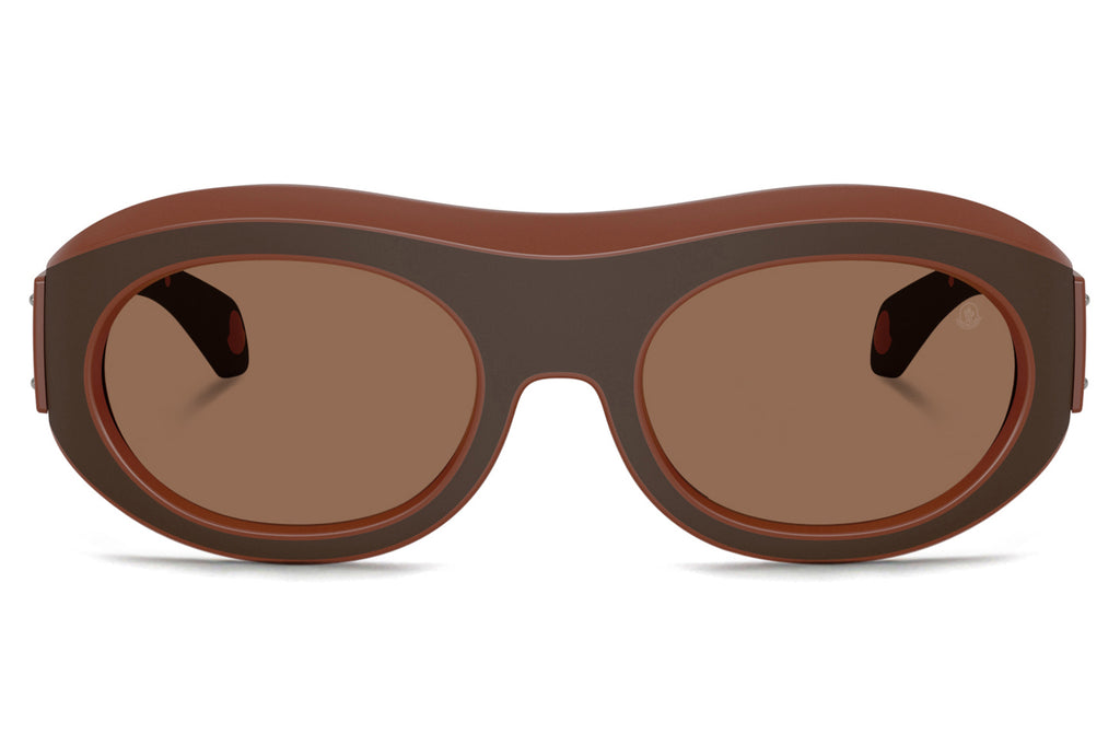 Moncler Lunettes® - Ramillon (ME8015U) Sunglasses Matte Cinnamon/Matte Coffee Black