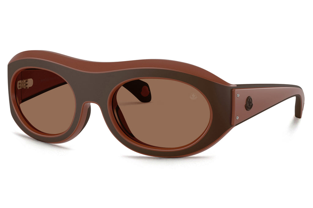 Moncler Lunettes® - Ramillon (ME8015U) Sunglasses Matte Cinnamon/Matte Coffee Black