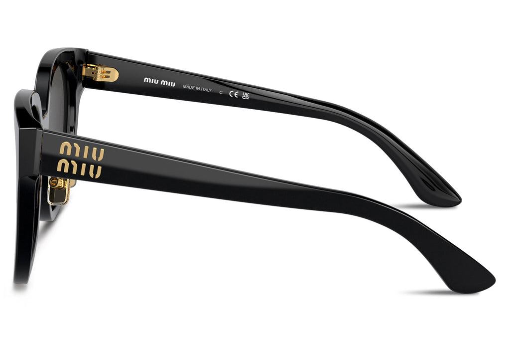 Miu Miu - MU 01ZS Sunglasses Black with Dark Grey Lenses (1AB5S0)