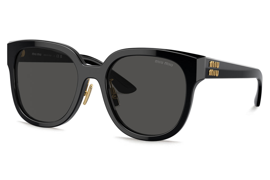 Miu Miu - MU 01ZS Sunglasses Black with Dark Grey Lenses (1AB5S0)