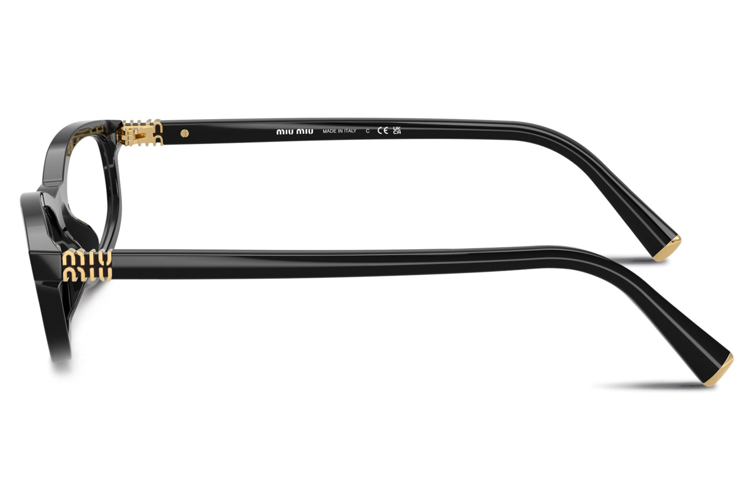 Miu Miu® - MU 01ZVF | Cat-Eye Oval Acetate Low Bridge Fit Frame