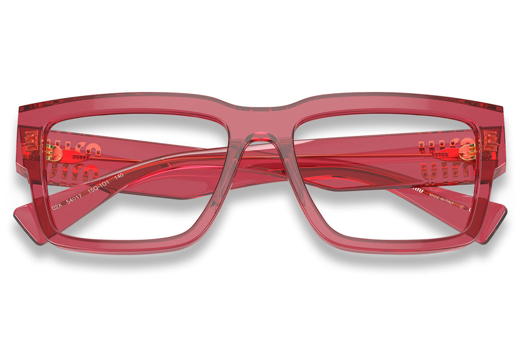 Miu Miu - MU 02XV Eyeglasses Transparent Bordeaux (15Q1O1)