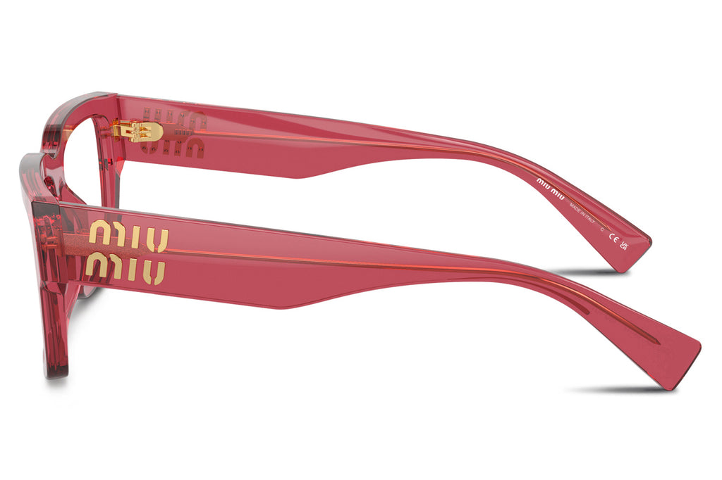 Miu Miu - MU 02XV Eyeglasses Transparent Bordeaux (15Q1O1)