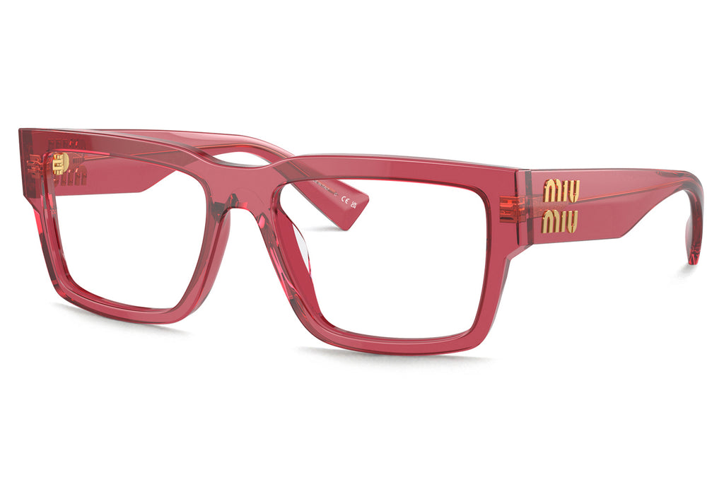 Miu Miu - MU 02XV Eyeglasses Transparent Bordeaux (15Q1O1)