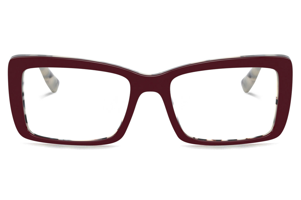 Miu Miu - MU 03SV Eyeglasses Beige Havana Top Bordeaux (03E1O1)