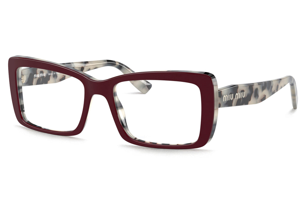 Miu Miu - MU 03SV Eyeglasses Beige Havana Top Bordeaux (03E1O1)