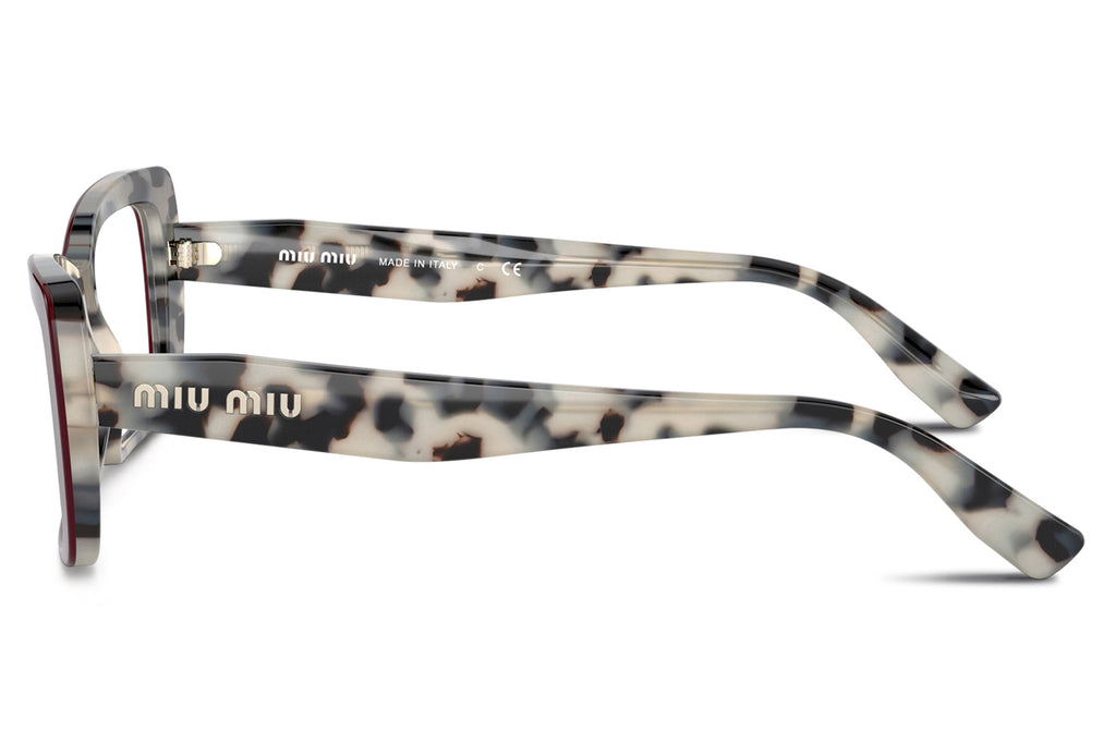 Miu Miu - MU 03SV Eyeglasses Beige Havana Top Bordeaux (03E1O1)