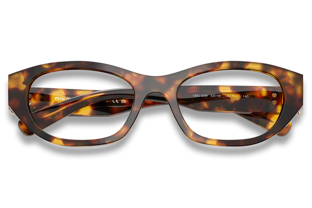 Miu Miu - MU 03WV Eyeglasses Honey Havana (14L1O1)