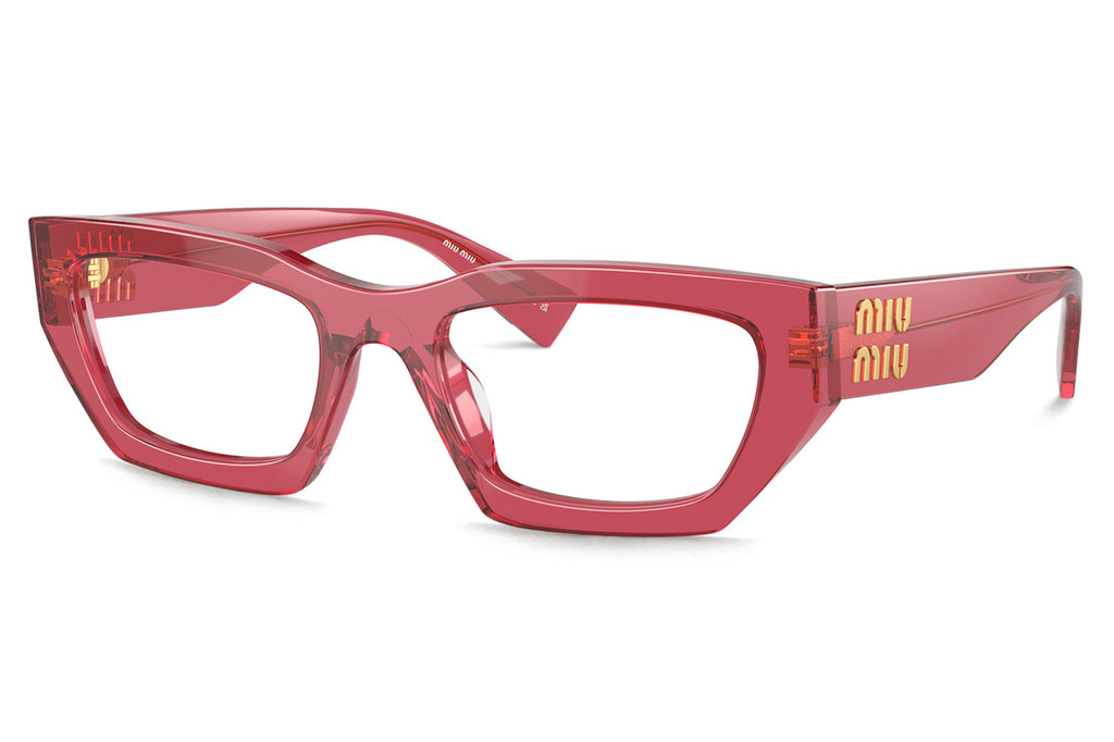 Miu Miu - MU 03XV Eyeglasses Transparent Bordeaux (15Q1O1)