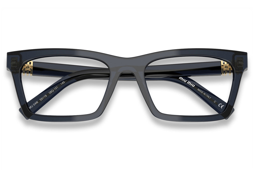 Miu Miu - MU 04WV Eyeglasses Transparent Blue (08Q101)