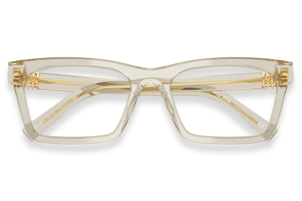 Miu Miu - MU 04WV Eyeglasses Transparent Hemp (12U1O1)
