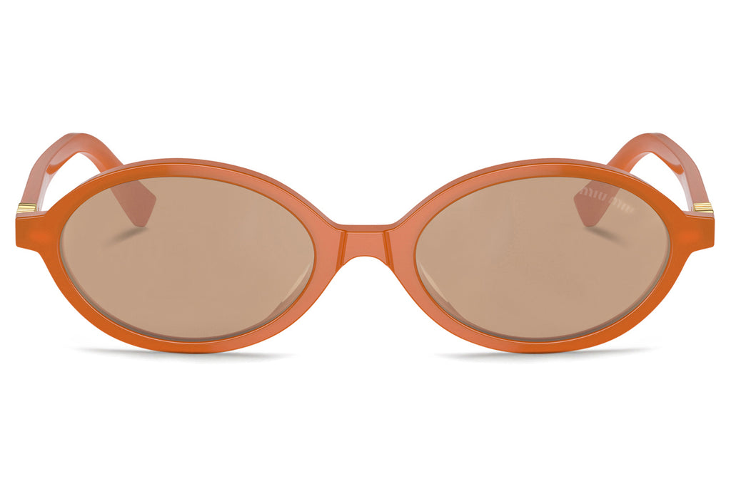 Miu Miu - MU 04ZS Sunglasses Turmeric Opal with Brown Lenses (11V40D)