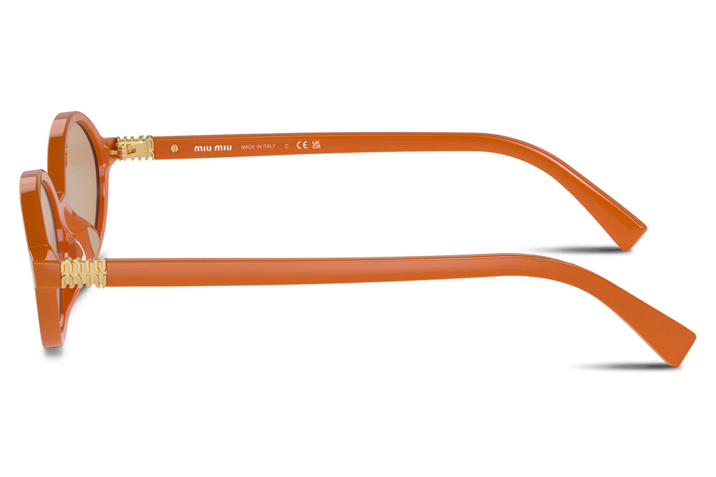 Miu Miu - MU 04ZS Sunglasses Turmeric Opal with Brown Lenses (11V40D)