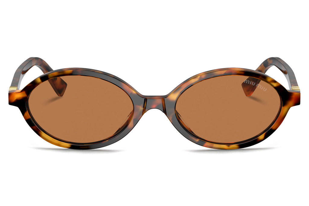 Miu Miu - MU 04ZS Sunglasses Light Havana with Brown Lenses (19P2Z1)