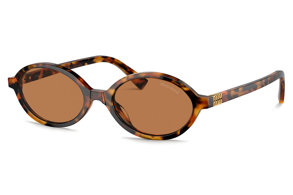 Miu Miu - MU 04ZS Sunglasses Light Havana with Brown Lenses (19P2Z1)