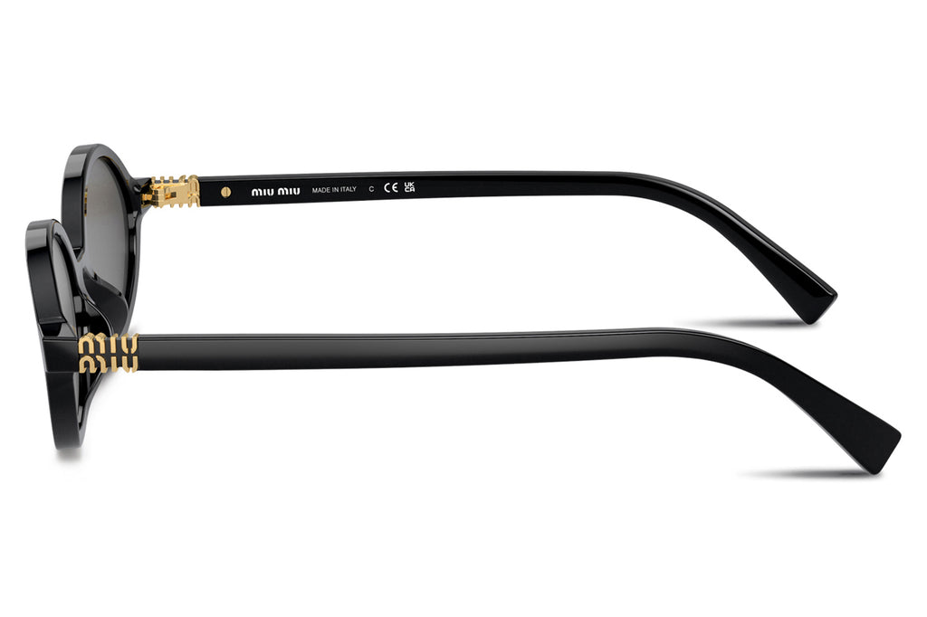 Miu Miu - MU 04ZS Sunglasses Black with Dark Grey Lenses (1AB5S0)