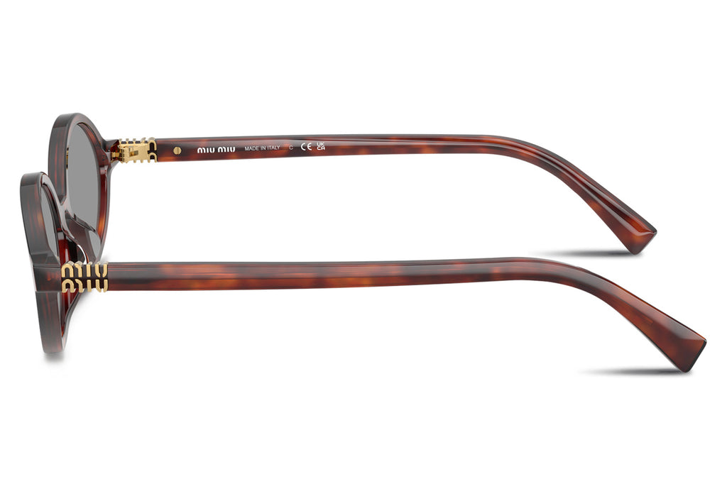 Miu Miu - MU 04ZS Sunglasses Havana Mahogany with Grey Lenses (21C40O)