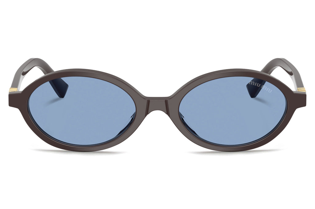 Miu Miu - MU 04ZS Sunglasses Moka with Light Blue Lenses (22C60O)