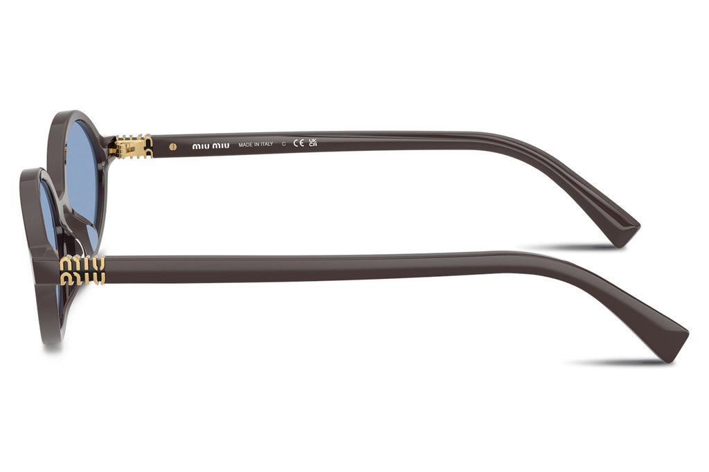 Miu Miu - MU 04ZS Sunglasses Moka with Light Blue Lenses (22C60O)