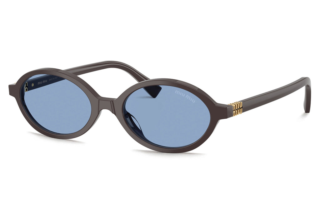 Miu Miu - MU 04ZS Sunglasses Moka with Light Blue Lenses (22C60O)