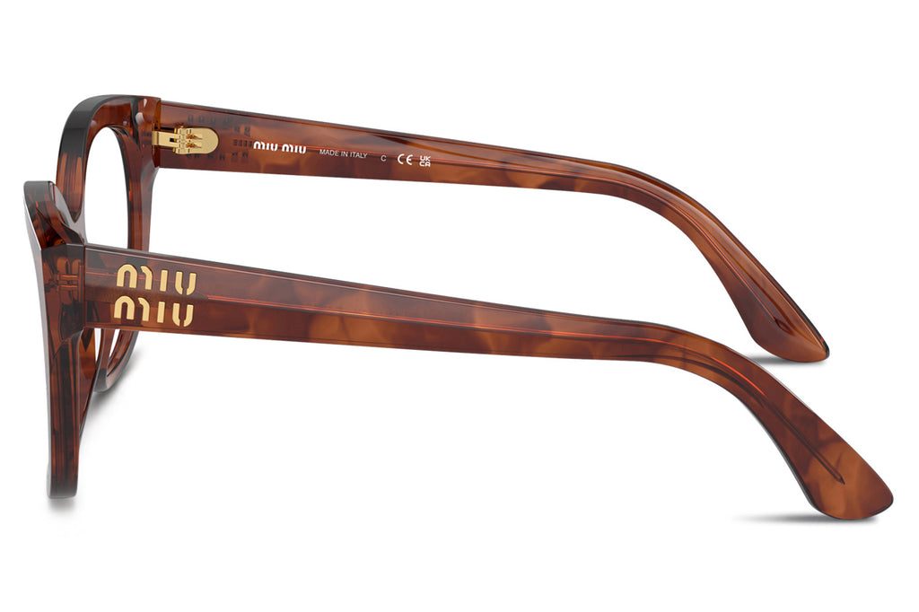 Miu Miu - MU 05XV Eyeglasses Striped Tobacco (11Q1O1)