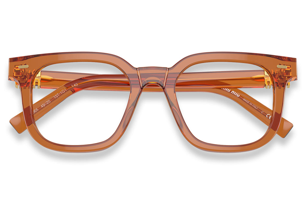 Miu Miu - MU 06XV Eyeglasses Transparent Caramel (15T1O1)