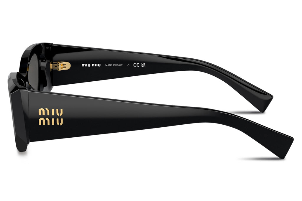 Miu Miu - MU 06YS Sunglasses Black with Dark Grey Lenses (1AB5S0)