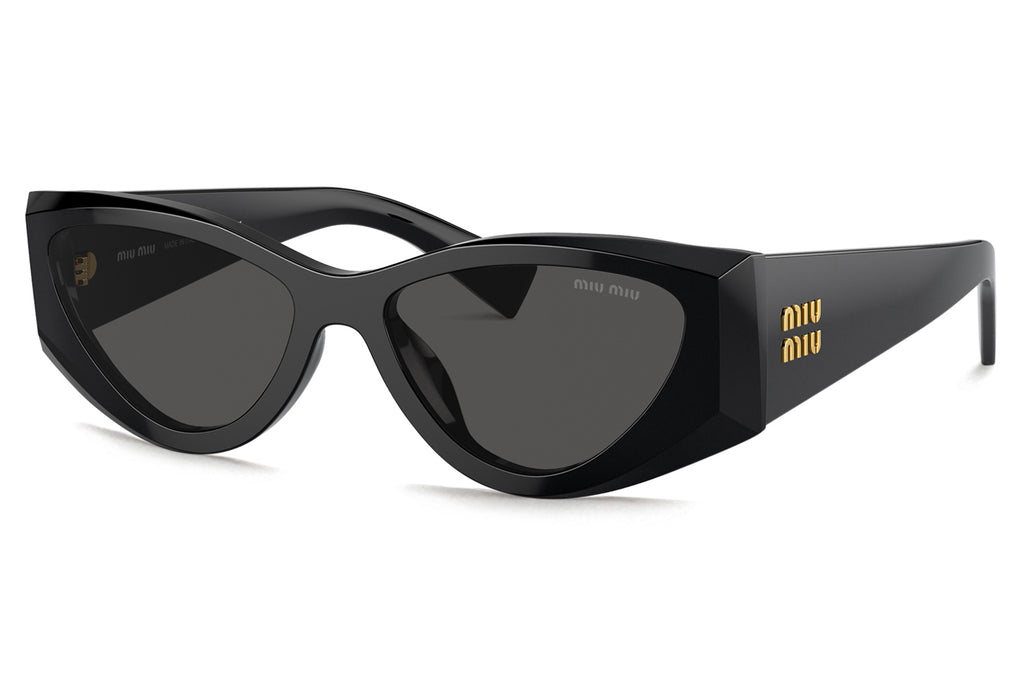 Miu Miu - MU 06YS Sunglasses Black with Dark Grey Lenses (1AB5S0)