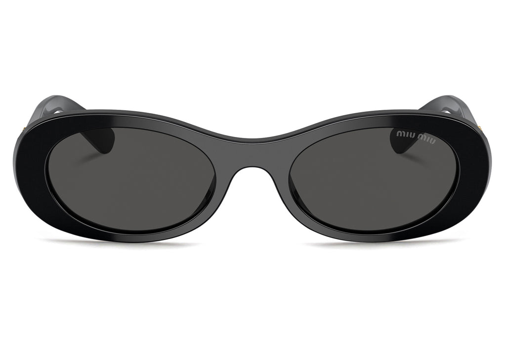 Miu Miu - MU 06ZS Sunglasses Black with Dark Grey Lenses (1AB5S0)
