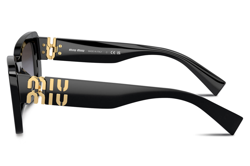 Miu Miu - MU 07YS Sunglasses Black with Grey Gradient Lenses (1AB5D1)