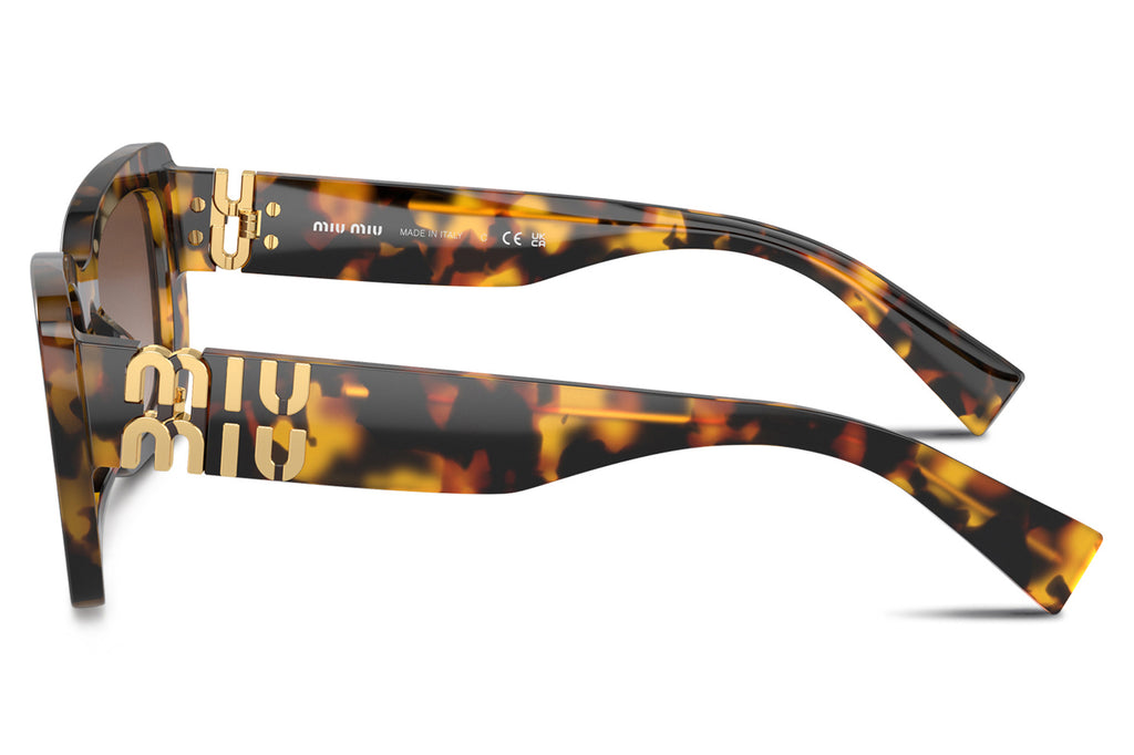 Miu Miu - MU 07YS Sunglasses Honey Havana with Brown Gradient Lenses (VAU6S1)