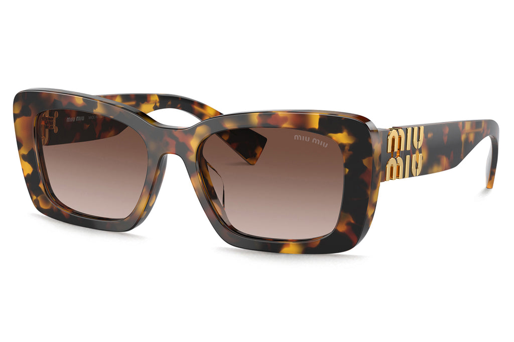 Miu Miu - MU 07YS Sunglasses Honey Havana with Brown Gradient Lenses (VAU6S1)