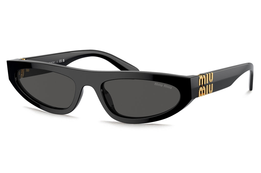 Miu Miu - MU 07ZS Sunglasses Black with Dark Grey Lenses (1AB5S0)