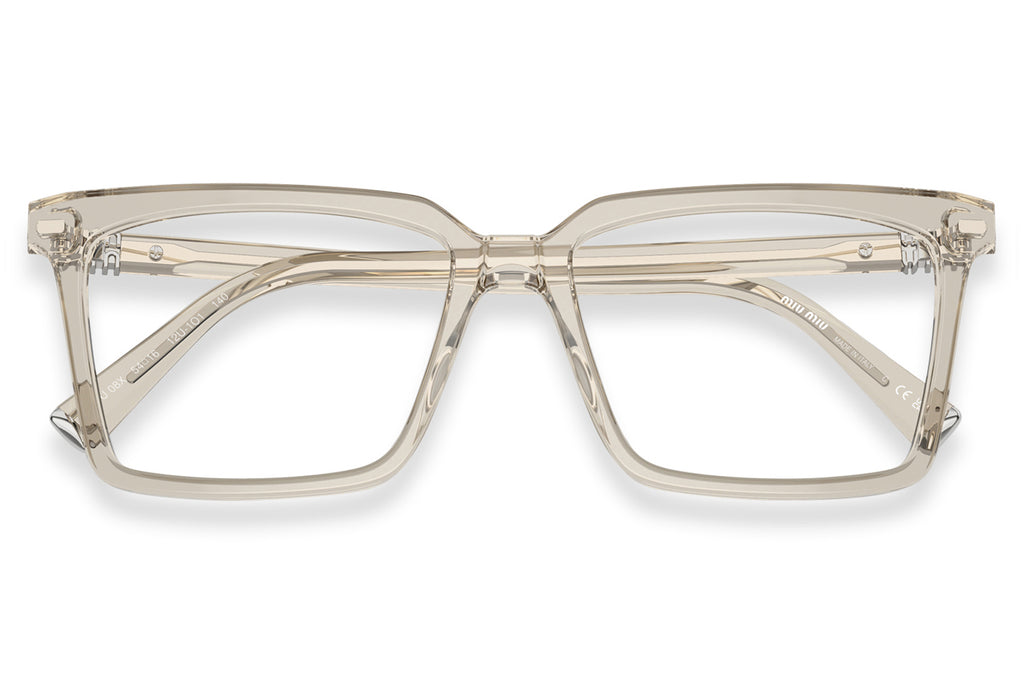 Miu Miu - MU 08XV Eyeglasses Transparent Hemp (12U1O1)