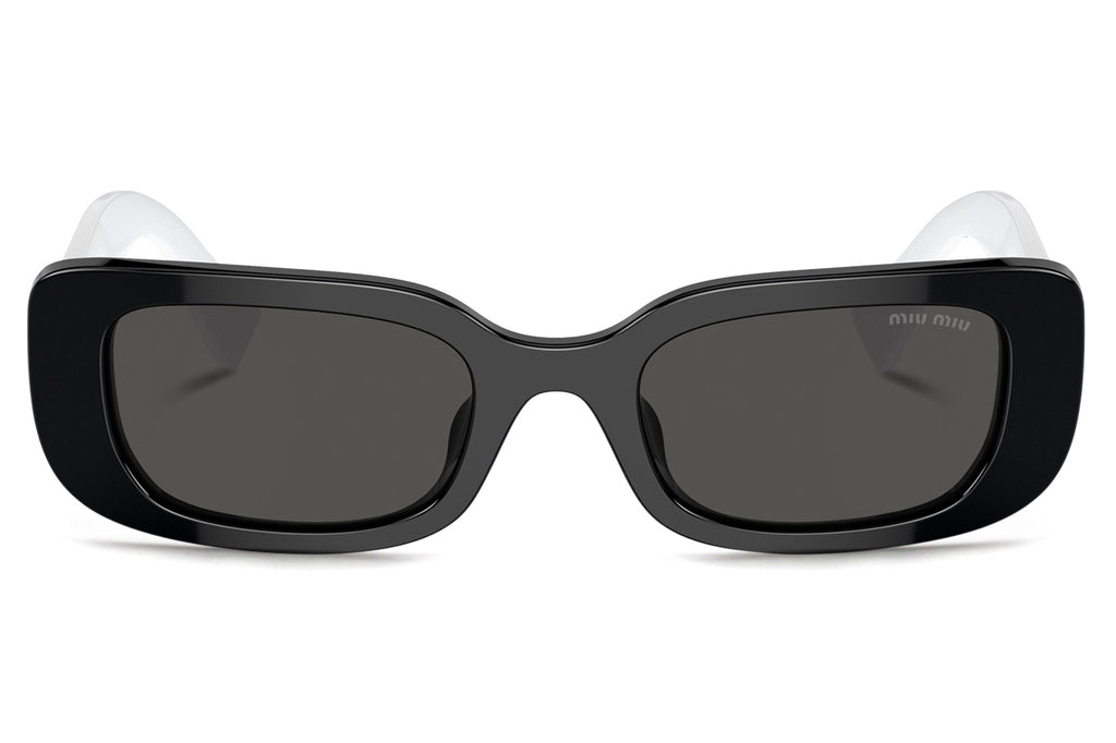Miu Miu - MU 08YS Sunglasses Black with Dark Grey Lenses (1AB5S0)