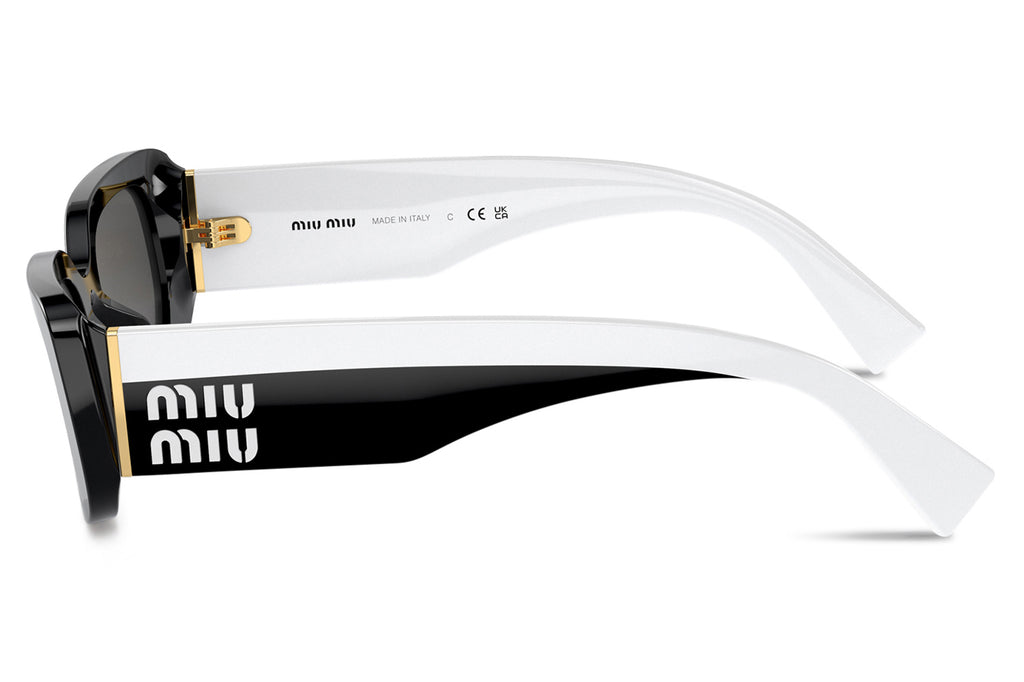 Miu Miu - MU 08YS Sunglasses Black with Dark Grey Lenses (1AB5S0)