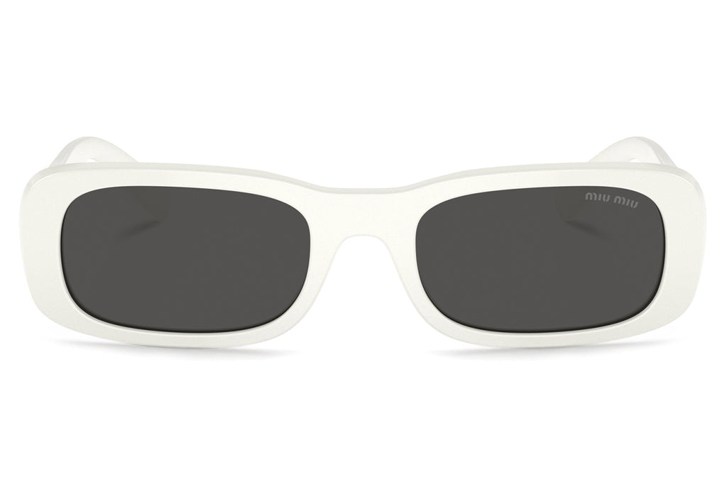 Miu Miu - MU 08ZS Sunglasses White Ivory with Dark Grey Lenses (1425S0)