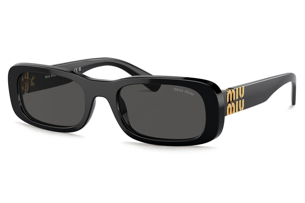 Miu Miu - MU 08ZS Sunglasses Black with Dark Grey Lenses (1AB5S0)