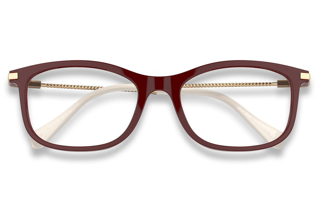 Miu Miu - MU 09TV Eyeglasses Top Pink On Bordeaux (01T1O1)
