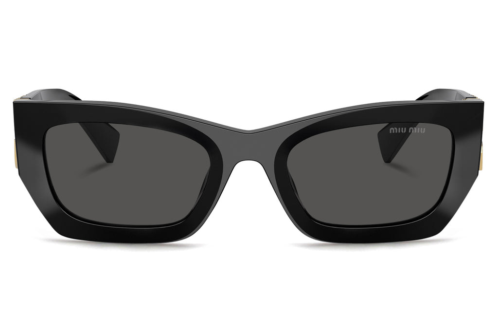 Miu Miu - MU 09WS Sunglasses Black with Dark Grey Lenses (1AB5S0)