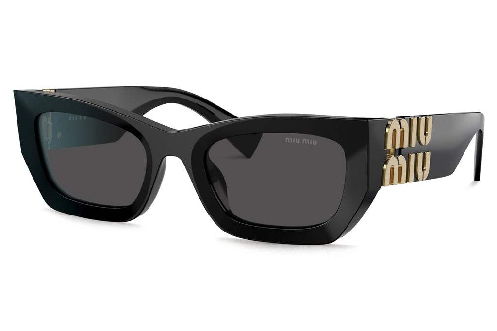 Miu Miu - MU 09WS Sunglasses Black with Dark Grey Lenses (1AB5S0)